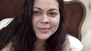 Po dawce koguta, Kristel_jack dostaje nasienie na gole stare cipki twarzy.